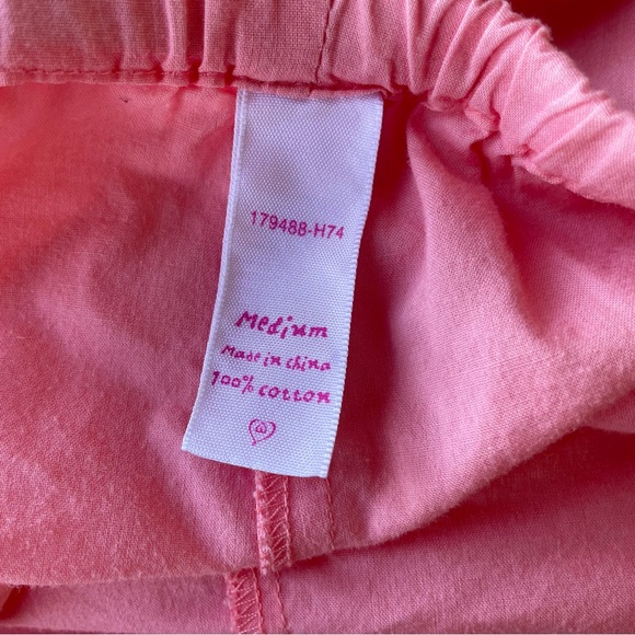 Y2K Victoria’s Secret 100% Cotton Pink Pajama Set, Chainstitch Heart Embroidery - Picture 8 of 9